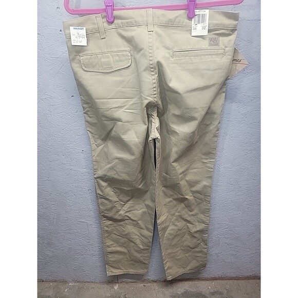 NWT Reed St James Mens Pleated Front Straight Leg Dress Pants Slacks‎ 36X32 Vtg - Picture 7 of 10